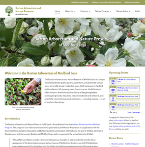 Barton Arboretum home page