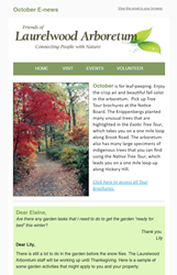 Laurelwood Arboretum e-news