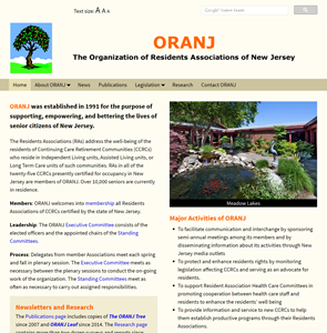 ORANJ home page